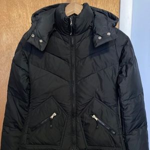 J Crew Black Down Puffer